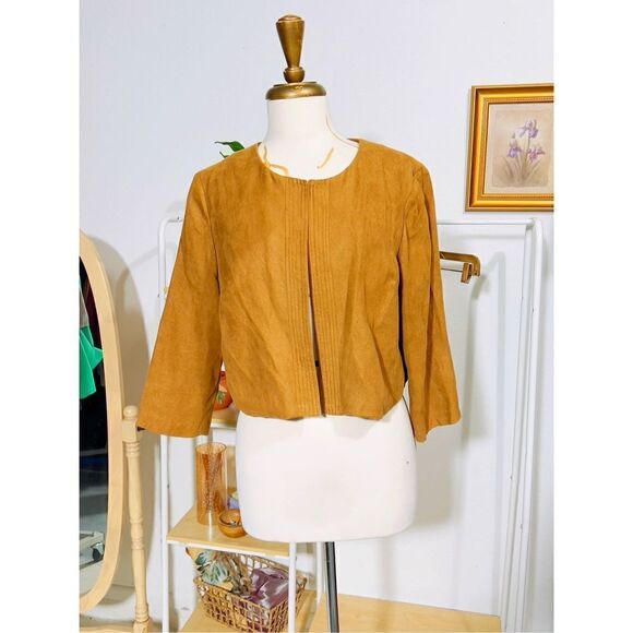 Light Brown Soft R&K Lightweight Blazer - Picture 1 of 5